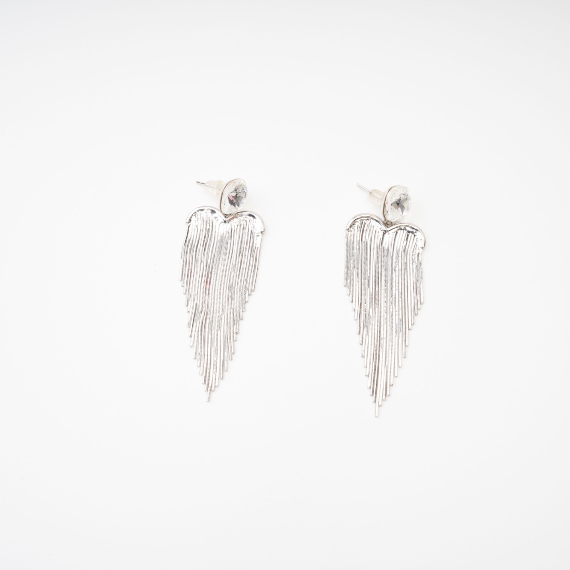 Eulalie silver tassel earrings (US Only)