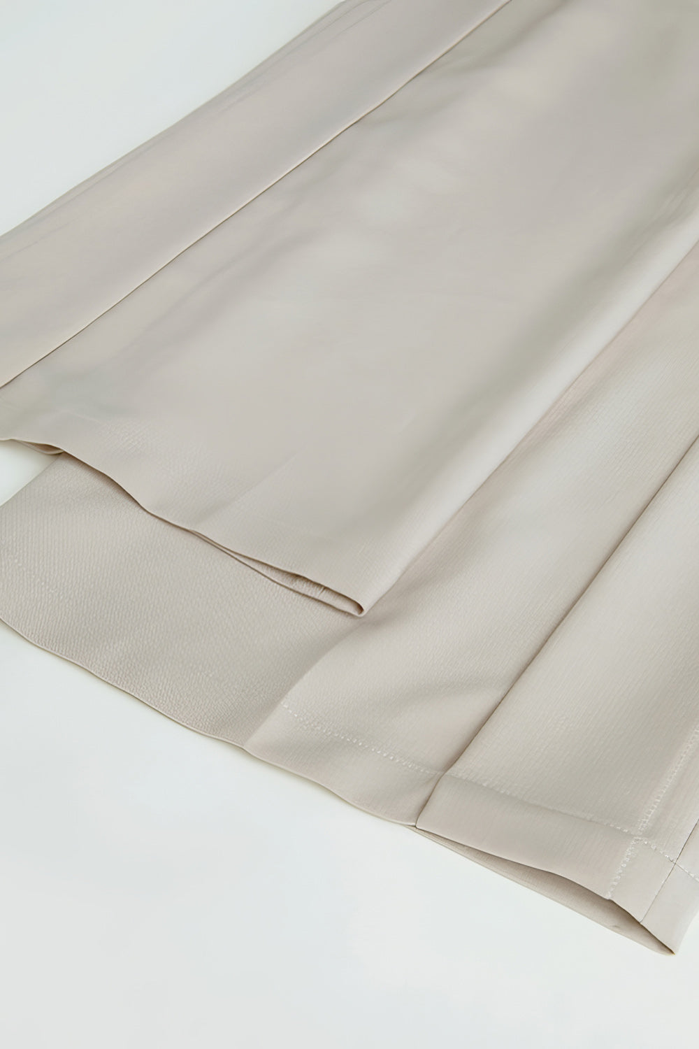 High Waisted Elegant Trousers - Beige