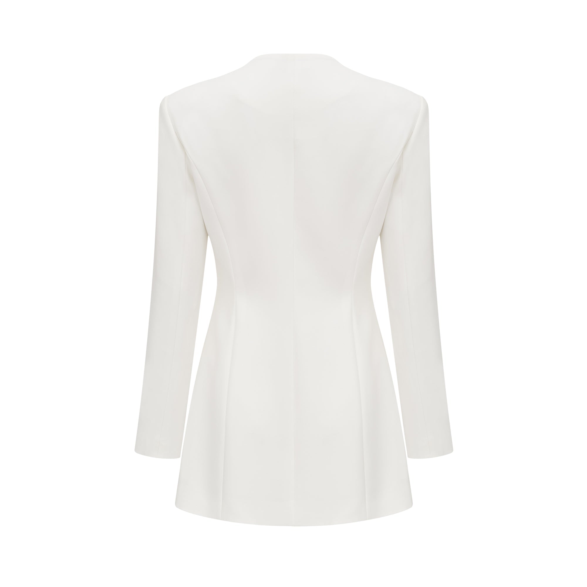 Fionnghuala White Crystal Embellished Mini Dress (Final Sale-US Only)
