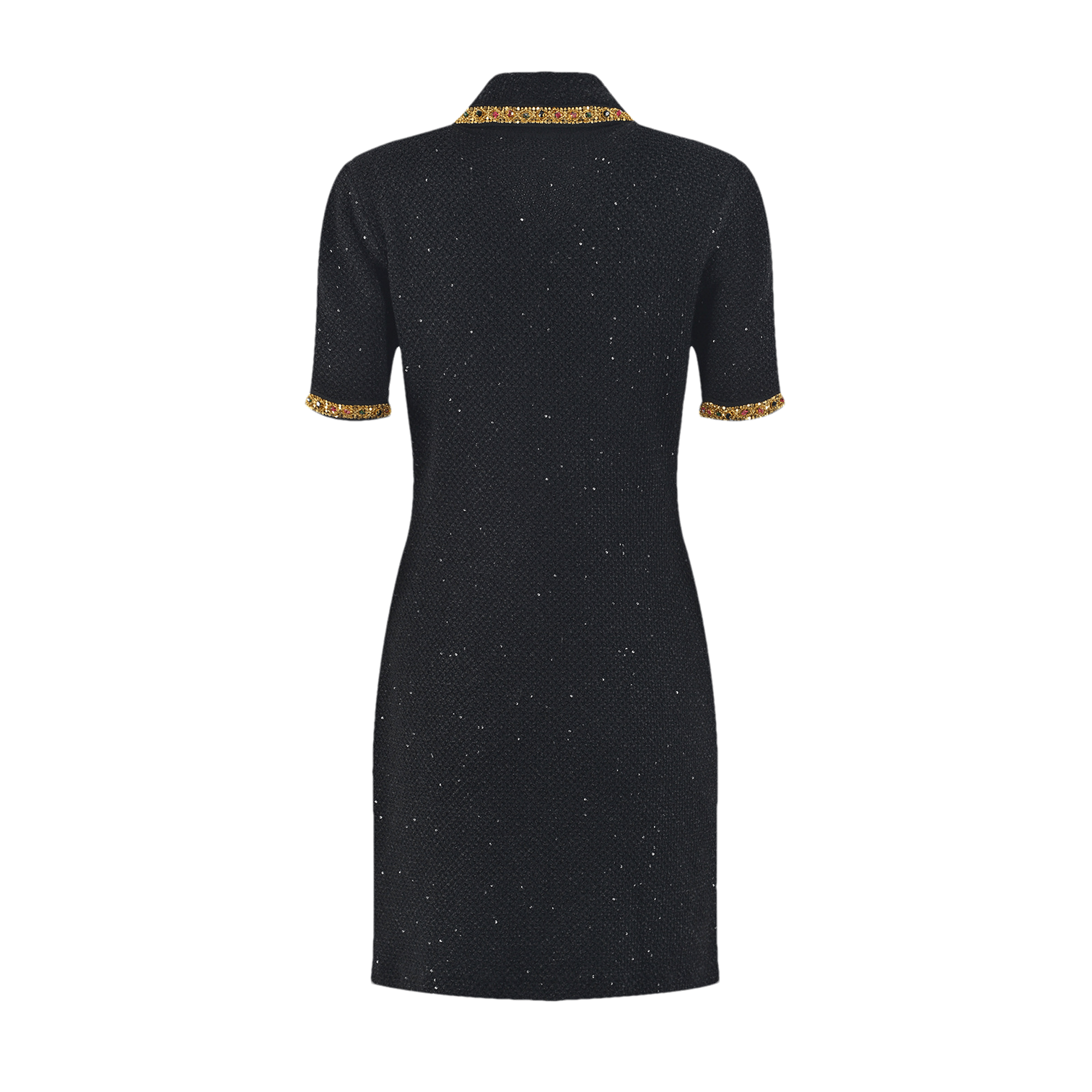 Héloïse sequin knitted dress