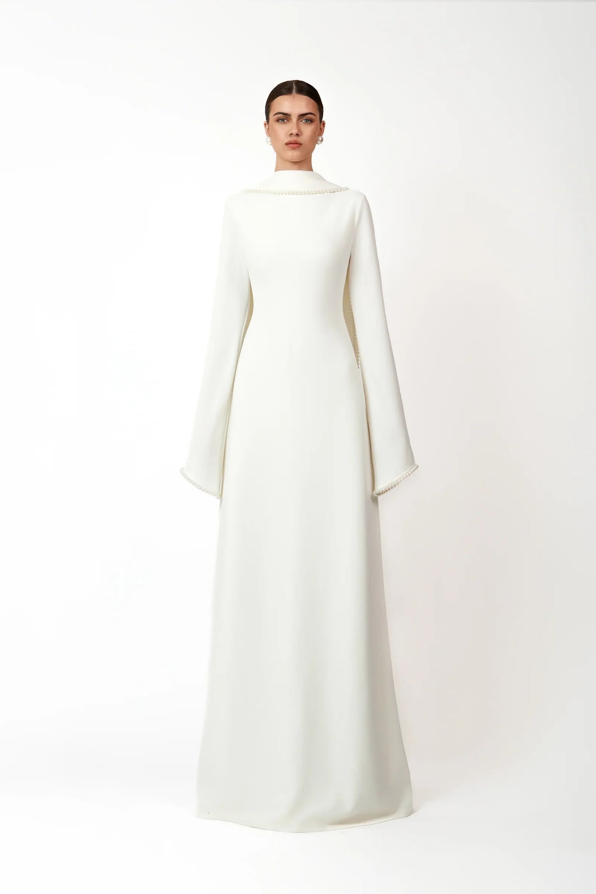 khilan pearl trim maxi dress B1. NWT KHANUMS KHILAN PEARL TRIM MAXI DRESS is available for purchase on au PAY Market - Imported Goods Online Store Co.Ltd. | au PAY Market