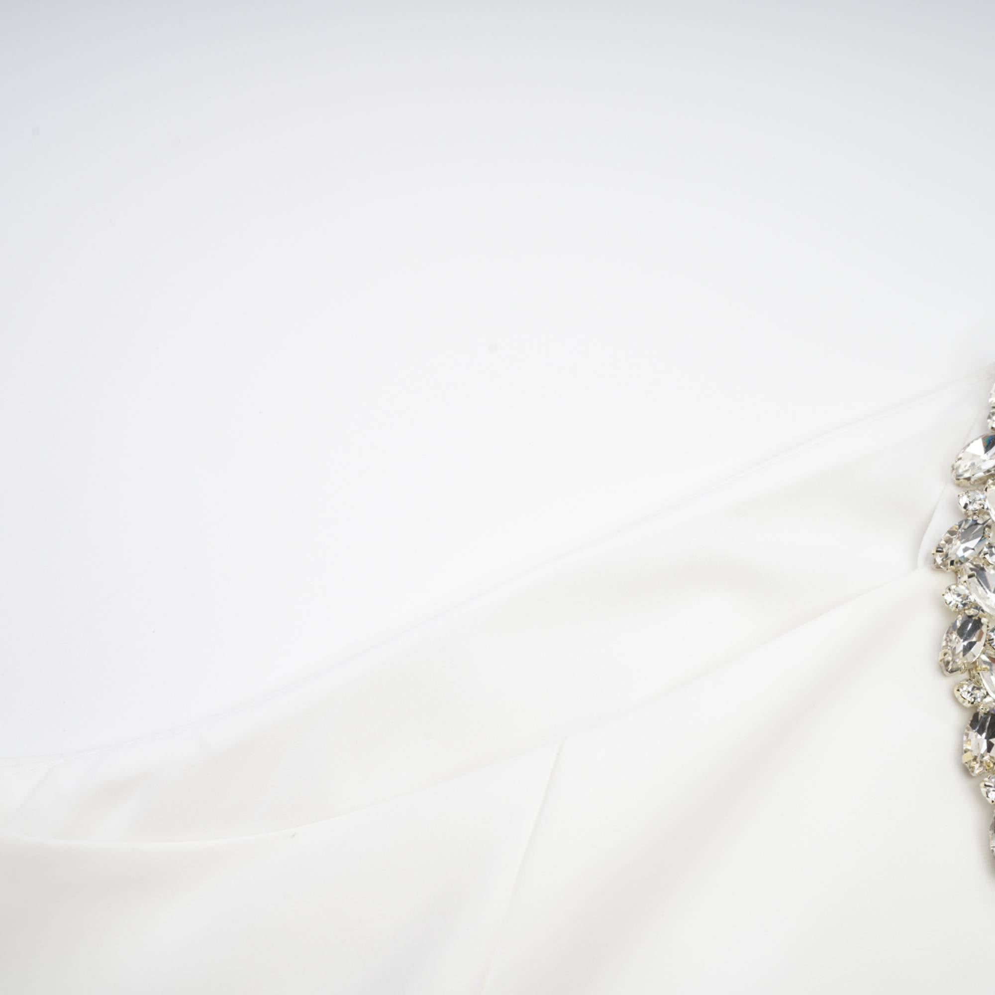 Inès white crystal-embellished midi dress (Final Sale-US Only)