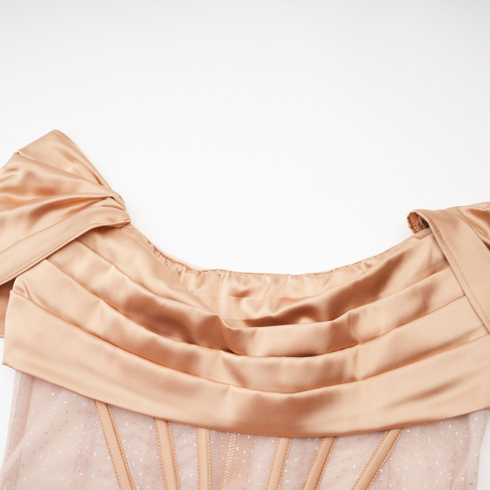 Iseldra pleated off-shoulder mini dress (US Only)