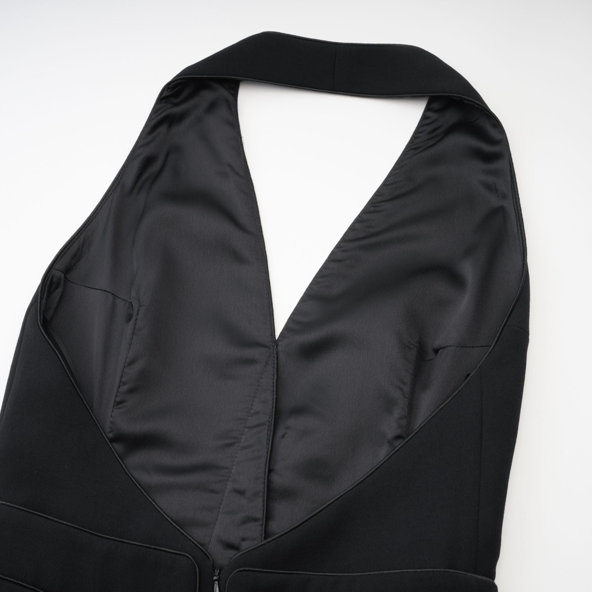Jaques halterneck black mini dress (US Only)
