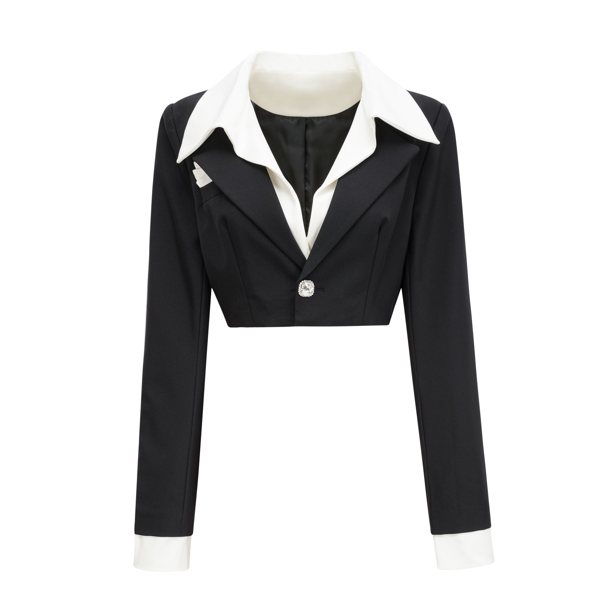 Juliette black jacket & skirt matching set