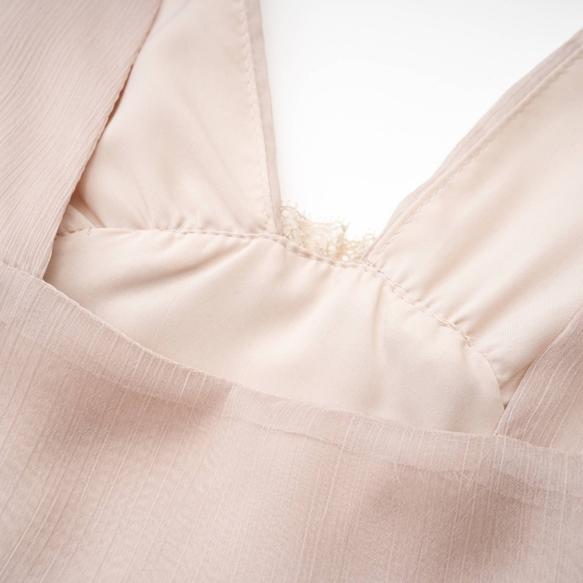 Kordney pink layered ruffled long-sleeve mini dress (US Only)
