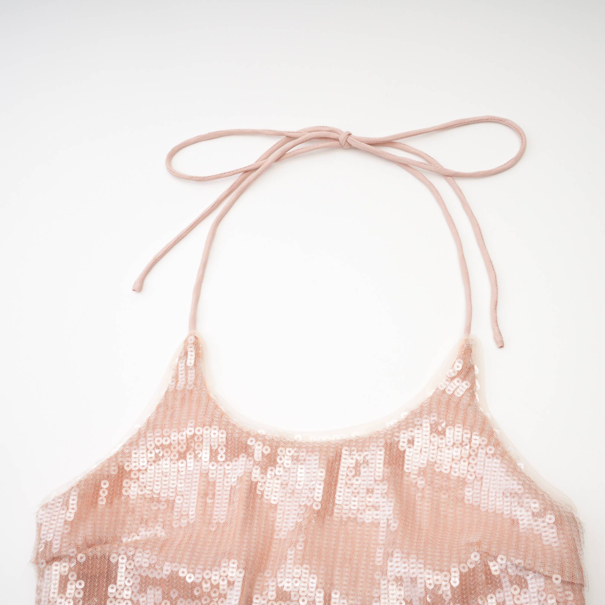 Laoise sequin halterneck midi dress