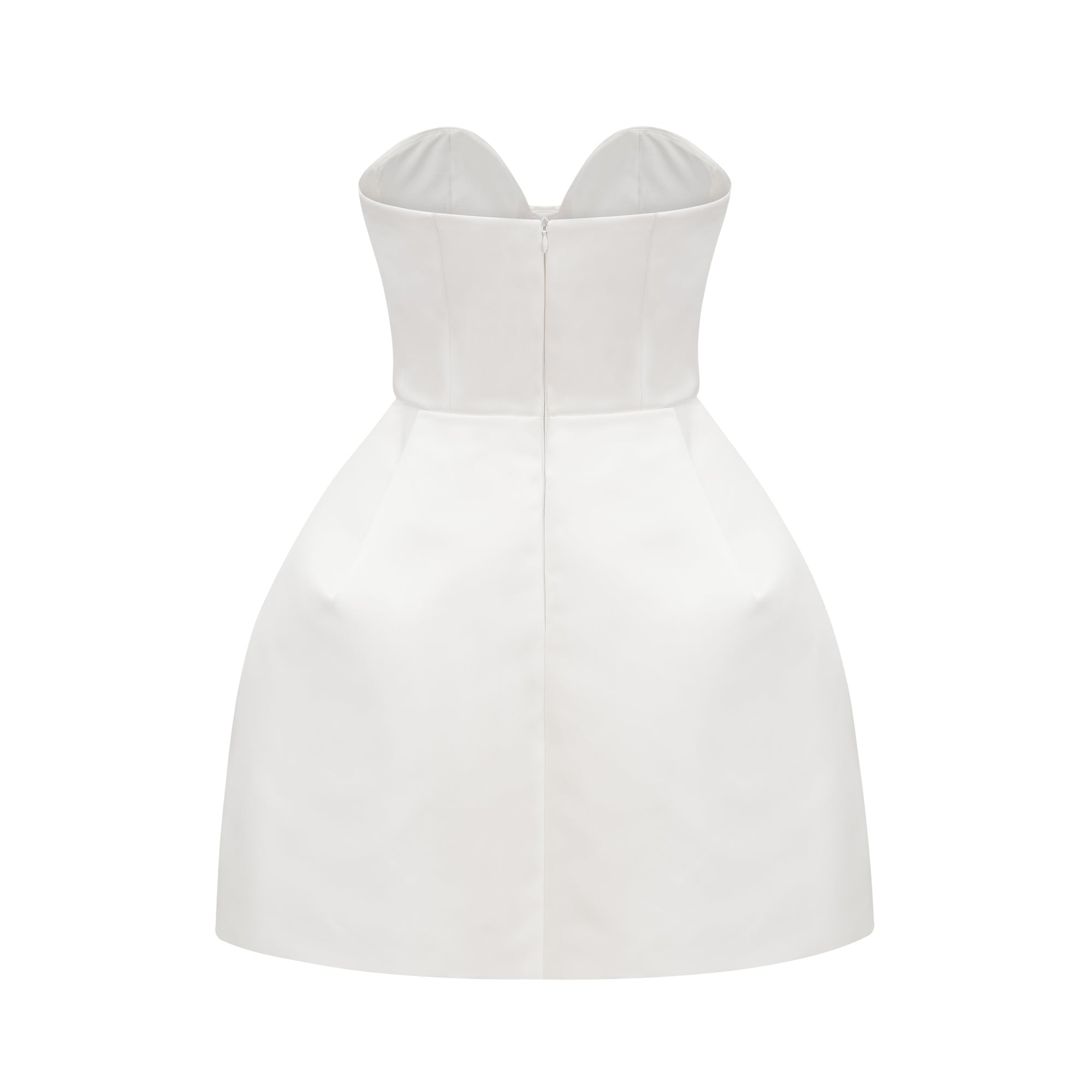 Laure white bustier off-shoulder mini dress (US Only)