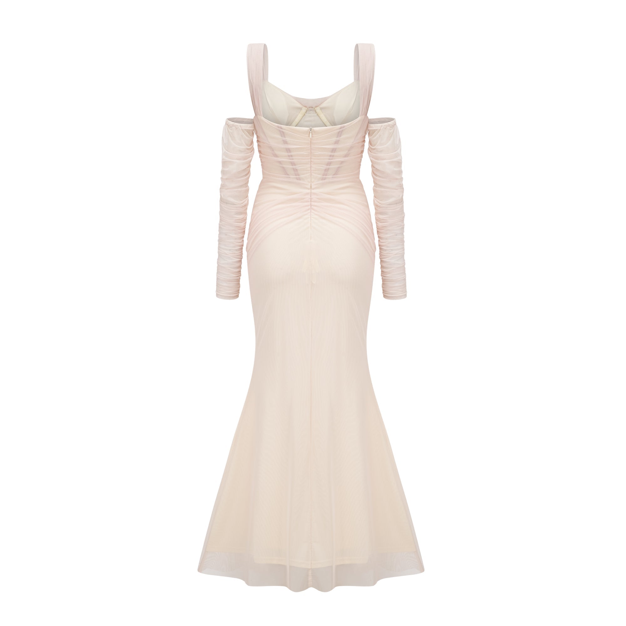 Laurianne white midi dress