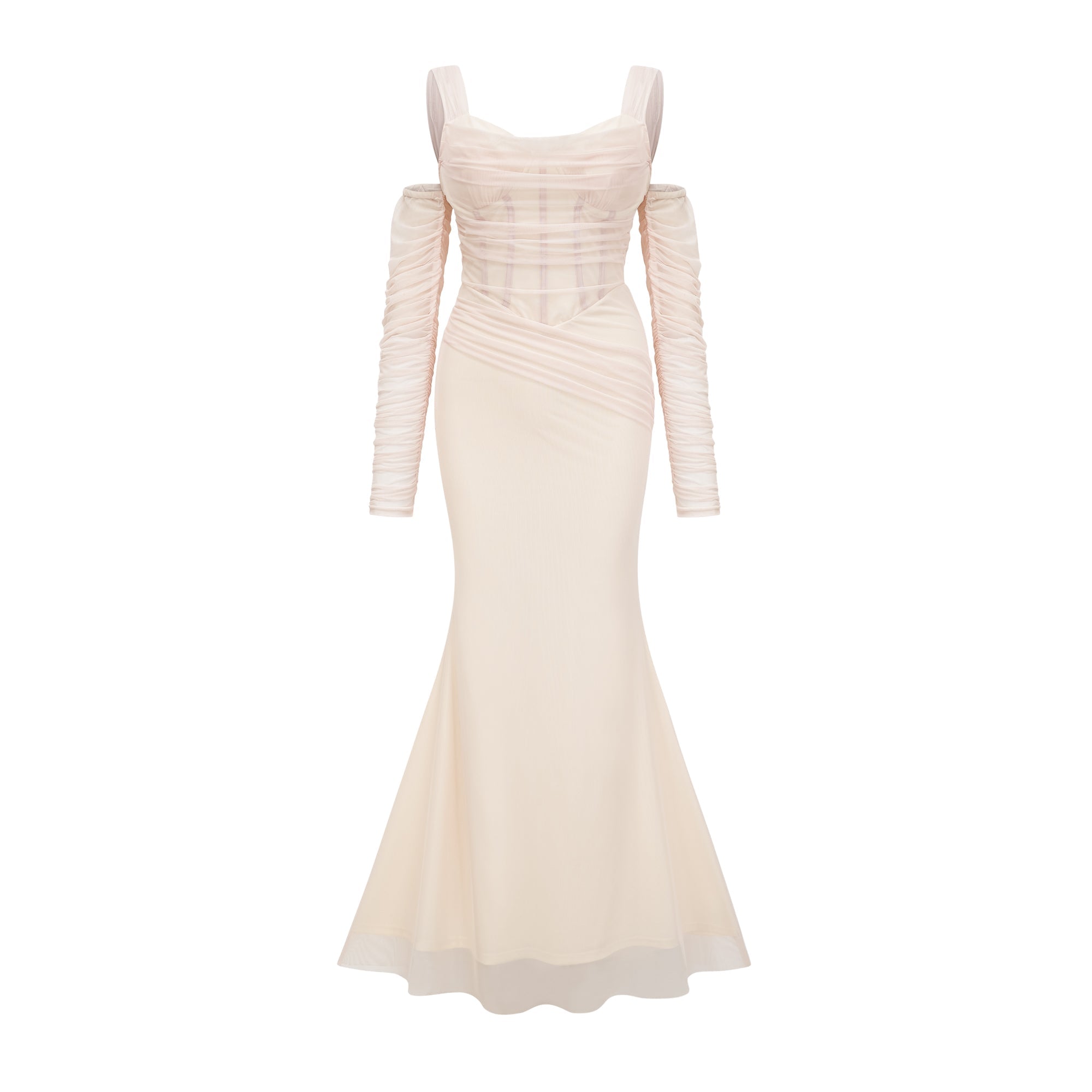 Laurianne white midi dress