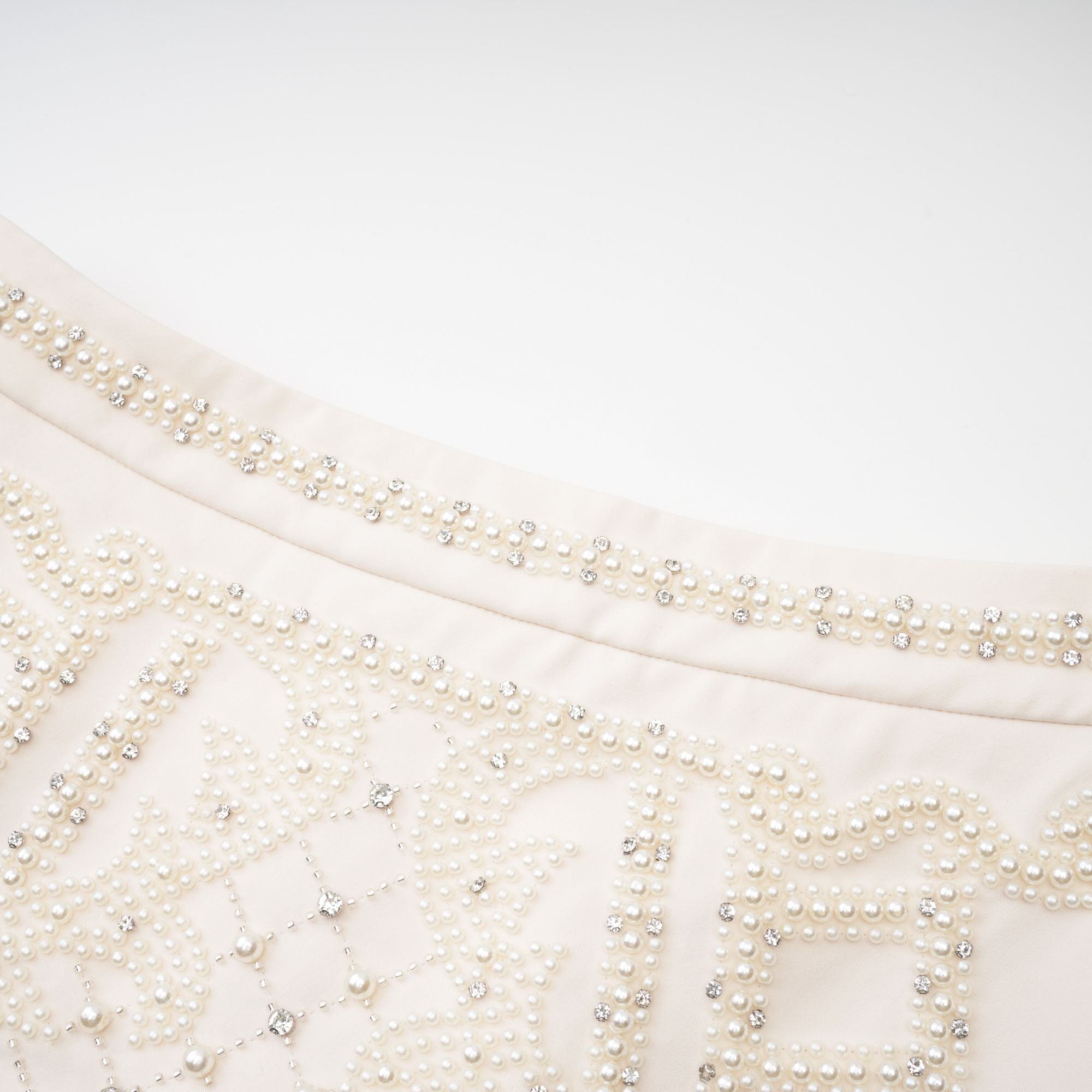 Luna embellished top & skirt matching set