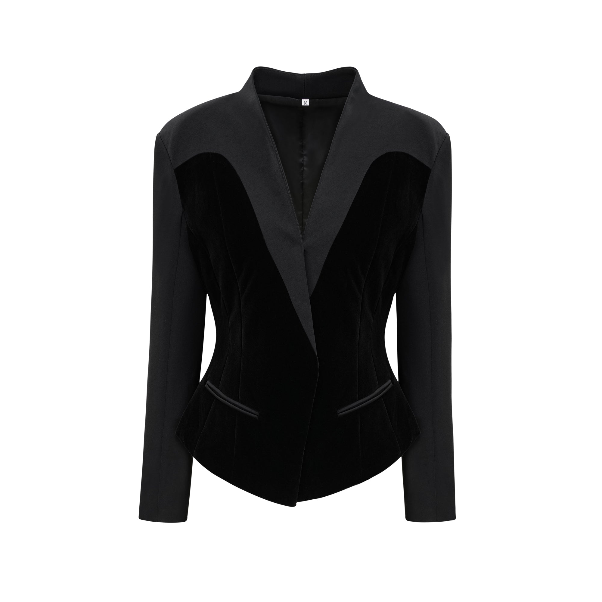 Mireille black panelled jacket (Final Sale-US Only)