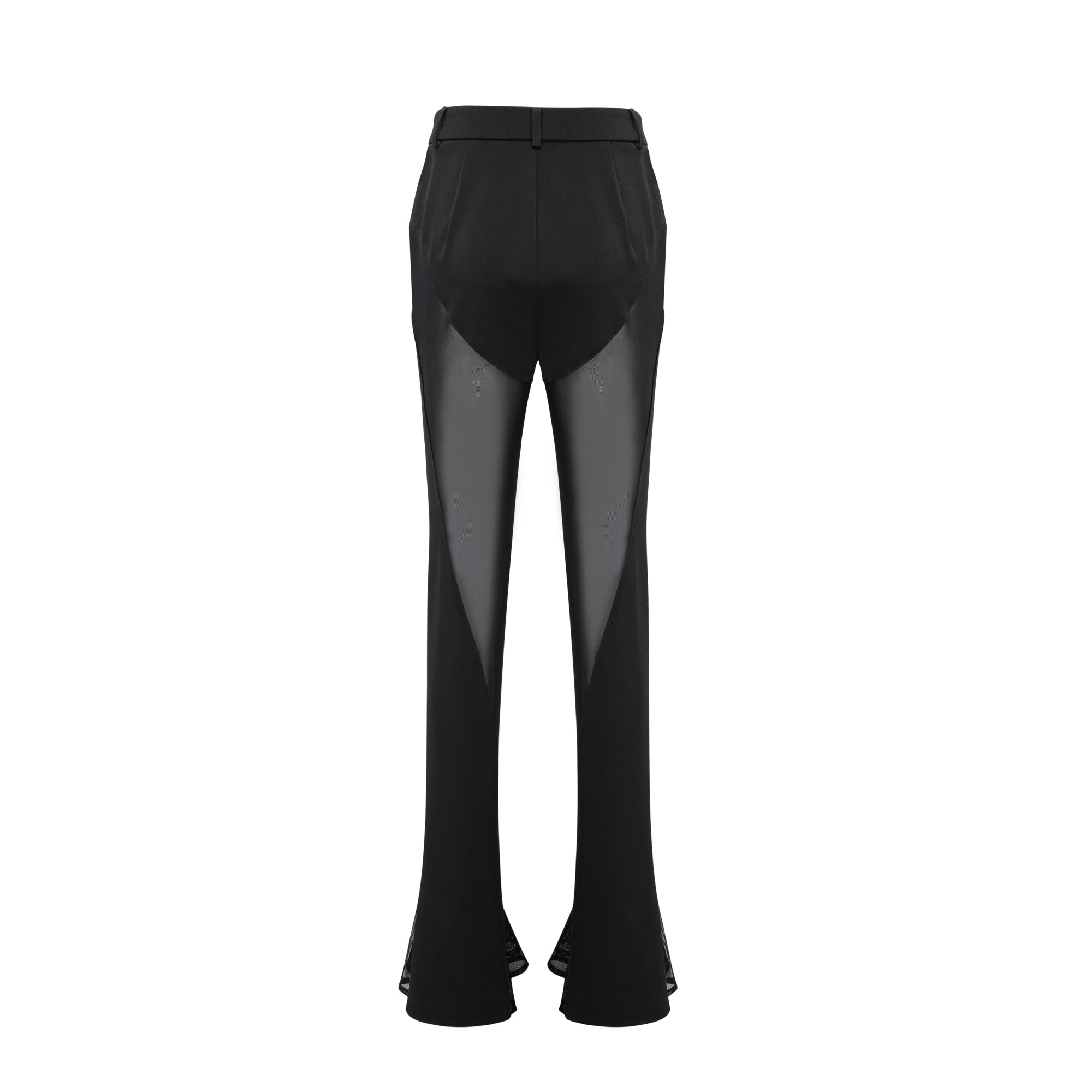 Noémie sheer-panel flared trousers (Final Sale)