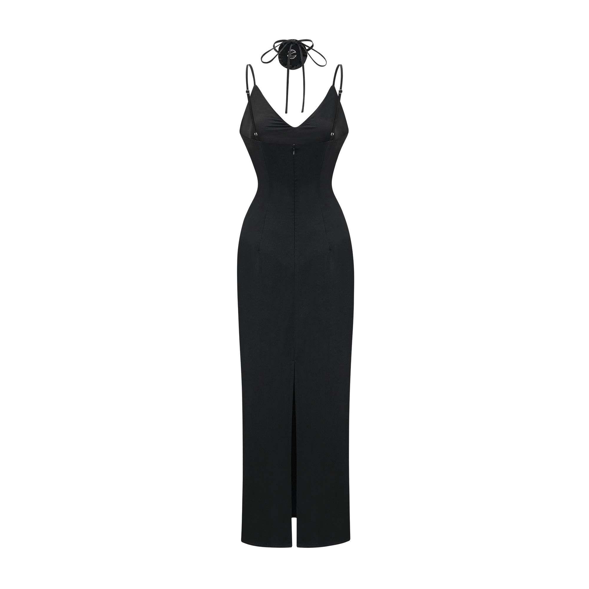 Reine black floral midi dress (US Only)