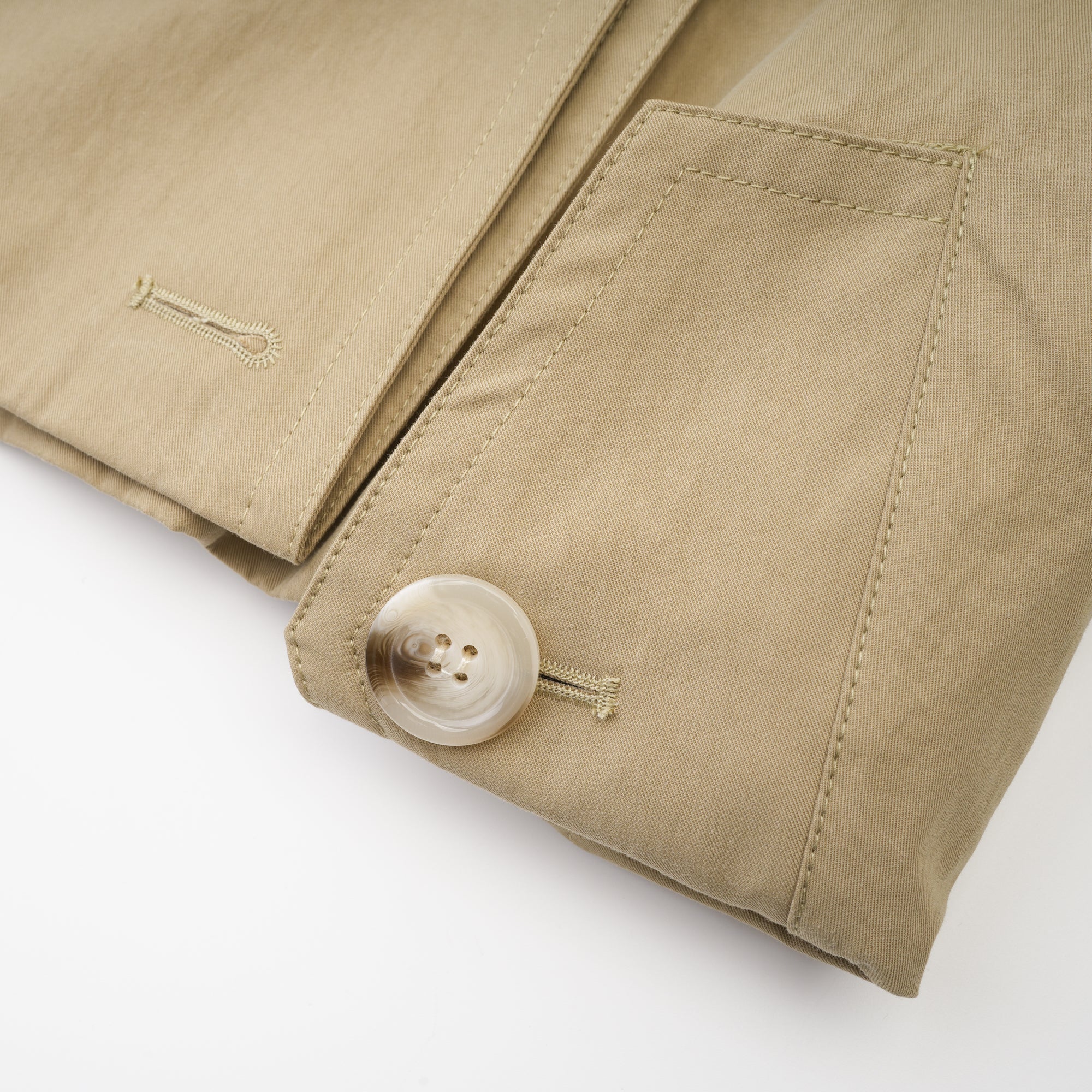Justine belted-waist trench coat