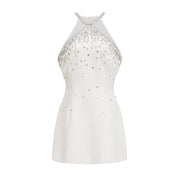 Xanthea white embellished mini dress (Final Sale-US Only)